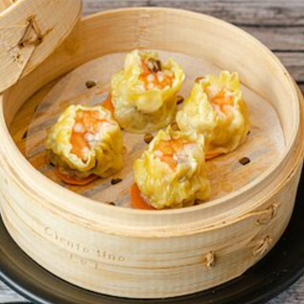 Xiumai con gambas