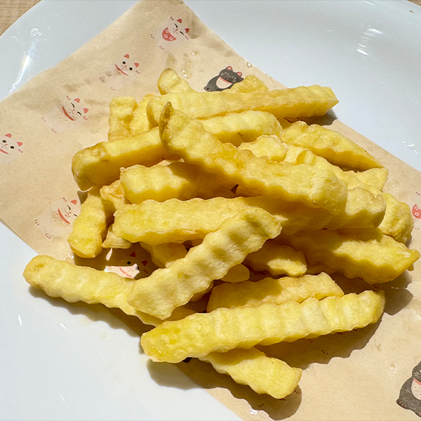 Patata frita ondulada