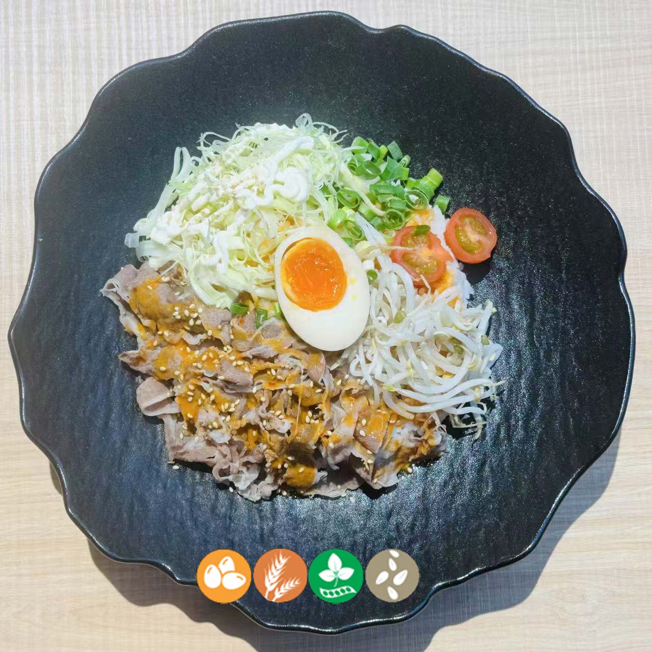 Arroz bibimbap coreano