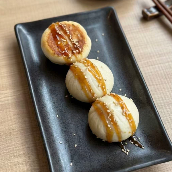 Mini Bao Plancha de Cerdo con Chasu